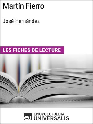 cover image of Martín Fierro de José Hernández